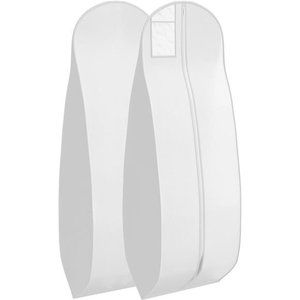 Wedding Dress Garment Bag 16 inch Gusseted, Durable, For Long Puffy Gowns